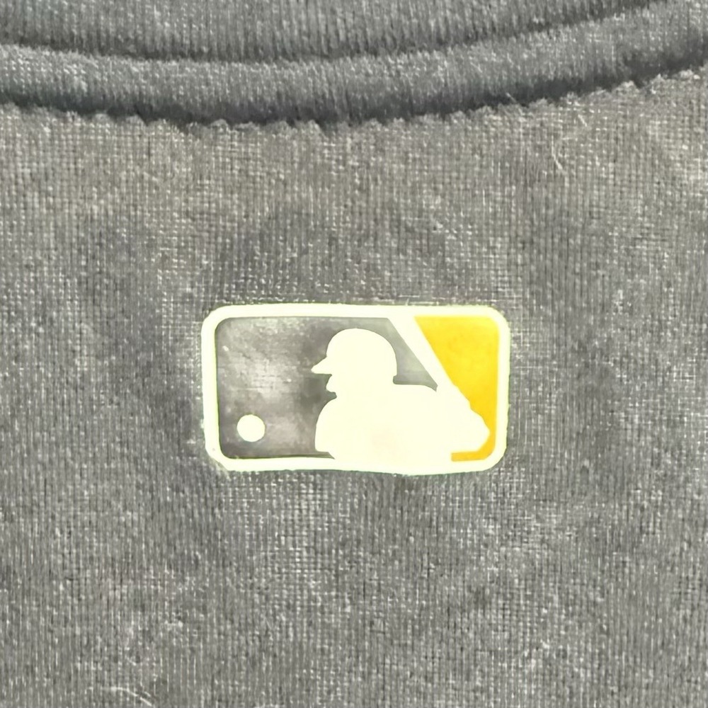 Pittsburgh Pirates Nike MLB Mens L Gray Black Dri-Fit 3/4 Raglan Sleeve Baseball - Picture 5 of 10